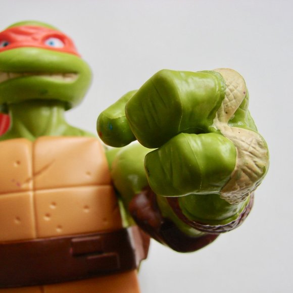 Michelangelo Teenage Mutant Ninja Turtle TMNT 10" Action Figure 2012 Playmates - Picture 15 of 16